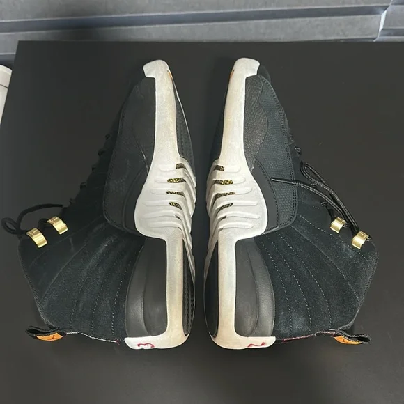 NIKE AIR JORDAN 12 RETRO REVERSE TAXI SNEAKERS